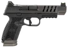 FN 509 LS Edge 9mm Luger 5" Barrel, 17+1 Rounds, Optics Ready, Black/Gray, Semi-Automatic Pistol (66-100843)