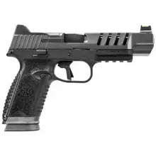 FN 509 LS Edge 9mm Luger Semi-Automatic Pistol, 5" Barrel, 10+1 Rounds, Optics Ready, Black/Gray Finish, with 3x10rd Mags