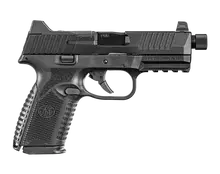 FN 509 Midsize Tactical 9mm Luger Pistol with 4.5" Threaded Barrel, 10+1 Rounds, Black Polymer Frame, Optics Ready, No Manual Safety