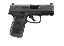 FN Reflex Micro-Compact 9mm Luger Pistol, 3.3" Barrel, 11/15 Round Capacity, Black Polymer Frame with Accessory Rail, Ambidextrous - 66-101408