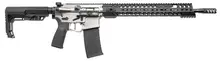 Patriot Ordnance Factory Renegade Plus Semi-Automatic 5.56 NATO 16.5" 30+1 with 6 Position MFT BMS Minimalist Stock and Nickel Aluminum Receiver - 00976