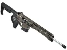 Patriot Ordnance Factory Rogue DI .308 Win, 16.5" Stainless Barrel, Mid-Length Gas Block, Brown, CA Compliant AR10 Rifle