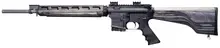 Windham Weaponry VEX Wood Stock Series AR-15 Rifle, 5.56x45mm NATO Caliber, 20" Barrel, 5+1 Capacity, Black Hard Coat Anodized Finish, Pepper Gray Stock, Black Polymer Grip - R20FSSFTWS-1