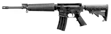 Windham Weaponry SRC-Mid Semi-Automatic AR-15 Rifle, .223 REM/5.56 NATO, 16" Barrel, 30+1 Rounds, Black Hard Coat Anodized, 6 Position Stock - R16MLFTT