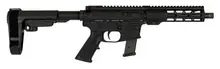 Windham Weaponry RP9SFS-9MM GMC Pistol, 9mm, 9" Barrel, SB Tactical Brace, Black, 17-Round Glock Compatible Magazine