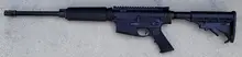 Del-Ton Echo AR Style Semi-Auto Rifle .308 Winchester, 16" Barrel, Optics Ready, 20+1 Rounds, Black Polymer Furniture, M4 Stock, Matte Black Finish