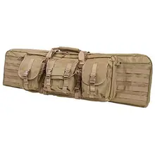 VISM DOUBLE CARBINE SOFT RIFLE CASE 42" PVC TAN FINISH CVDC2946T-42