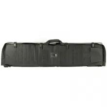 NCStar Urban Gray 48" Rifle Case with 66" Shooting Mat, Padded Synthetic Fabric - CVSM2913U
