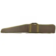 NCStar VISM 54"x8" Padded Synthetic Fabric Shotgun Case with Metal Lockable Zipper Pulls, Brown