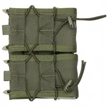 High Speed Gear Double Rifle Taco Magazine Pouch, OD Green - MOLLE 11TA02OD