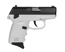 SCCY Industries CPX-4 380ACP Pistol with Black Slide, White Polymer Grip, Safety, and 10 Rounds Capacity
