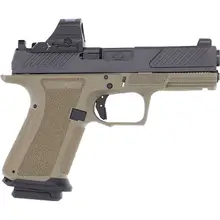 Shadow Systems MR920 Combat 9mm 4" 15-Round Semi Auto Pistol with Holosun Optic, FDE/Black