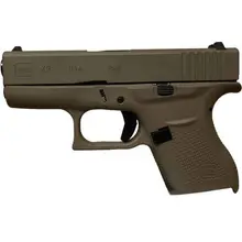 GLOCK 43 9MM LUGER 3.25IN FDE PISTOL - 6+1 ROUNDS - TAN SUBCOMPACT