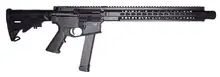 Brigade Firearms BM-9 9mm Luger A0911613 with 16" Barrel, 33-Rounds, Adjustable Stock, Graphite Black Cerakote Finish, and 15" Rail