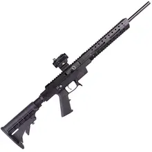 Excel X-Series X-22R .22LR 16" Semi-Auto Rifle with Red Dot Sight, 10RD, Black EA22604