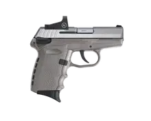 SCCY CPX-1 RD 9MM 3.1" Barrel, Stainless Steel Slide, Gray Polymer Grip, 10-Rounds with CTS-1500 Red Dot - CPX-1TTSGRD