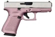 Glock 19 Gen5 9mm, 4.02" Barrel, Pink & Satin Aluminum Cerakoted Slide, 15RD Semi-Auto Pistol