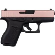 Glock 42 US 380 6RD SA RG Black Pistol