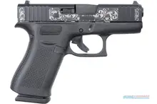 Glock 43X Engraved 9mm 3.41" 10-Round Pistol