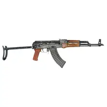 Pioneer Arms Sporter AK-47 Underfolder Rifle, 7.62x39mm, 16.5" Barrel, 30-Round, Laminated Wood Furniture