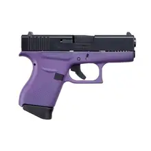 Apollo Custom Glock 43 9MM 6RD Purple/Black Pistol