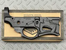 Sharps Bros. Warthog AR-15 Stripped Lower Receiver, Multi-Caliber, Black Anodized 7075-T6 Aluminum, SBLR02