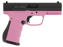 FMK Firearms 9C1 G2 FAT 9MM Luger, 4" Barrel, 14 Rounds, Pink Polymer Grip, Matte Black Slide