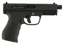 FMK Firearms 9C1 G2 Plus FAT Single 9mm Luger 4.50" TB 10+1 Black Polymer Grip/Frame, Black Carbon Steel