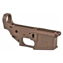 FMK Firearms AR15 Polymer Stripped Lower Receiver, Burnt Bronze
