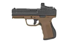 FMK Firearms Elite Pro 9C1 9mm Pistol, 4" Barrel, 14 Rounds, Burnt Bronze with Fastfire 3 Red Dot Sight
