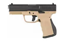 FMK Firearms 9C1 G2 Recon 9MM, 4" Barrel, 14-Round Magazine, Desert Tan Grip with Black Slide