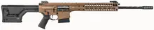 LWRC R.E.P.R. MKII CA Compliant 7.62x51mm NATO 20" 10+1 Semi-Automatic Rifle with Spiral Fluted Barrel, Adjustable Magpul PRS Stock, and Black Polymer Grip - Flat Dark Earth Cerakote Stainless Steel