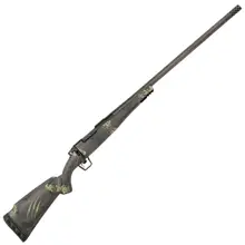 Fierce Firearms CT Rogue 300 Win Mag Bolt Action Rifle with 22" Carbon Fiber Barrel, Black Cerakote Titanium Receiver, and Forest Camo Stock