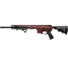 LWRC IC DI 5.56mm Flat Dark Red 16.1" Barrel with 10-Rounds and 1/2x28 Cali Comp - ICDIR5FDR16CAC