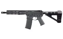 LWRC International IC DI M-LOK Pistol 5.56 NATO, 10.5" Barrel, 30-RD, Black SBA3 Brace, Direct Impingement