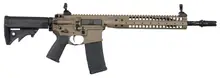 LWRC International IC-SPR Individual Carbine 5.56 NATO 14.7" Semi-Auto Rifle with Fluted Barrel - Patriot Brown