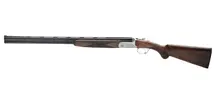 Fausti Caledon 16 Gauge, 28-Inch Blued Barrel with Engraved Stainless Receiver and Wood Laser Grain Stock