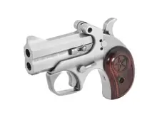 Bond Arms Texas Defender Derringer Pistol - .45 LC/410 GA, 3" Barrel, 2 Rounds, Stainless Steel Finish, Rosewood Grip