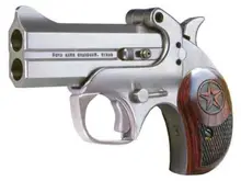 Bond Arms Century 2000 Derringer Handgun - .45 LC/.410 Bore, 3.5" Stainless Steel Barrel, 2 Rounds, Rosewood Grip