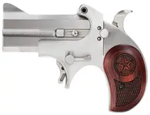 Bond Arms Cowboy Defender Derringer - .45 Colt/.410 Gauge, 3" Stainless Steel Barrel, 2 Rounds, Rosewood Grip