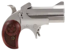 Bond Arms Cowboy Defender Derringer .357 Magnum/.38 Special, 3" Barrel, 2-Rounds, Stainless Steel with Rosewood Grip