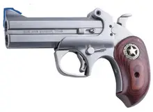 Bond Arms Rustic Ranger .45LC/.410 4.25" Stainless Steel Single-Action Pistol with Rosewood Grips