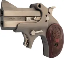 Bond Arms Rawhide .357 Magnum/.38 Special Derringer, 2.5" Barrel, 2-Round, Stainless Steel with Rosewood Grips