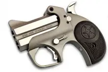 Bond Arms Roughneck Derringer 9mm, 2.5" Stainless Steel Barrel, 2 Rounds, Rubber Grip - BARN-9MM