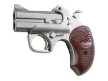 Bond Arms Patriot Defender Derringer .45LC/.410 3" Barrel 2-Round Stainless Steel with Rosewood Grip