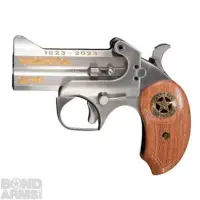 Bond Arms BATR Texas Ranger 200th Anniversary 45 Colt/410 Gauge 3.5" Stainless with Mesquite Grip