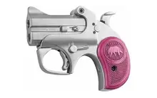 Bond Arms Mama Bear 9MM Derringer, 2.5" Barrel, Stainless/Pink with Wood Grips