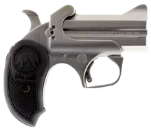Bond Arms Papa Bear .45 Colt/.410 GA Derringer Pistol, 3" Stainless Steel Double Barrel, 2 Rounds, Extended Rubber Grip, Manual Safety - BAPB