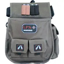 "G Outdoors GPS1093CSP Deluxe Double Shell Pouch, Tactical Shotgun Ammo Carrier, 600D Polyester, Olive"