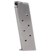 METALFORM 1911 GOVERNMENT/COMMANDER FULL SIZE MAGAZINE 10MM AUTO 8 ROUNDS STAINLESS STEEL CONSTRUCTION NATURAL FINISH